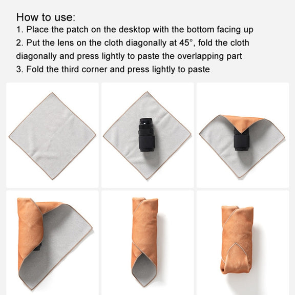 DSLR Camera Folding Cloth Photography Camera Folding Cloth Magic Protective Cloth, Color: 45x45cm Light Gray