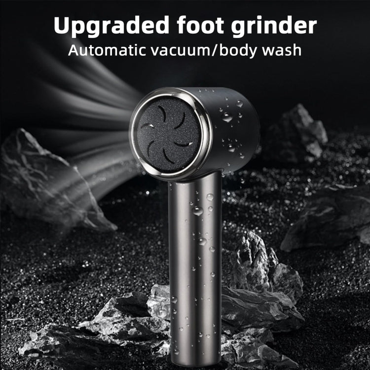 Electric Callus Remover with Vacuum Absorption 2 Speeds Adjustable Water-resistant  Foot Care Tool(Black)
