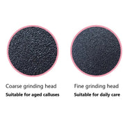 Electric Foot Grinder Calluses Dead Skin Remover With 60pcs Replaceable Sandpaper Discs EU Plug(Gold)