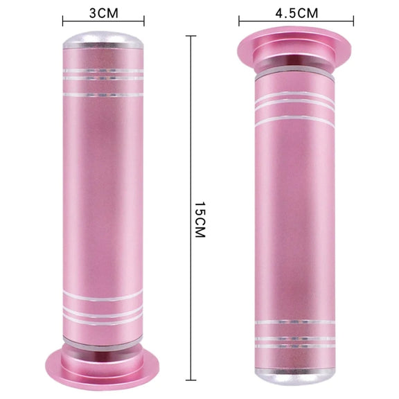 Electric Foot Grinder Calluses Dead Skin Remover With 60pcs Replaceable Sandpaper Discs US Plug(Pink)