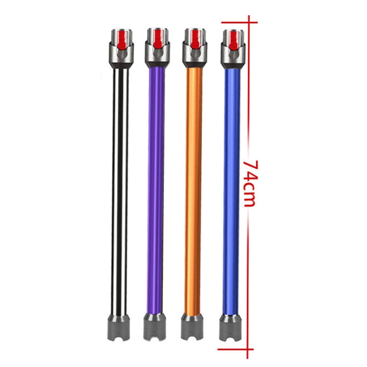 For Dyson V10 Digital Slim / V12 Vacuum Cleaner 74cm Extension Pole Metal Straight Pipe Accessories(Black) - free shipping - PMC Jewellery - Order now!