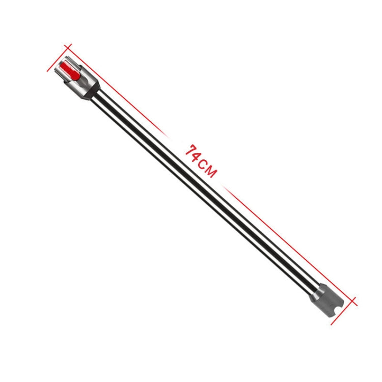 For Dyson V10 Digital Slim / V12 Vacuum Cleaner 74cm Extension Pole Metal Straight Pipe Accessories(Gold)