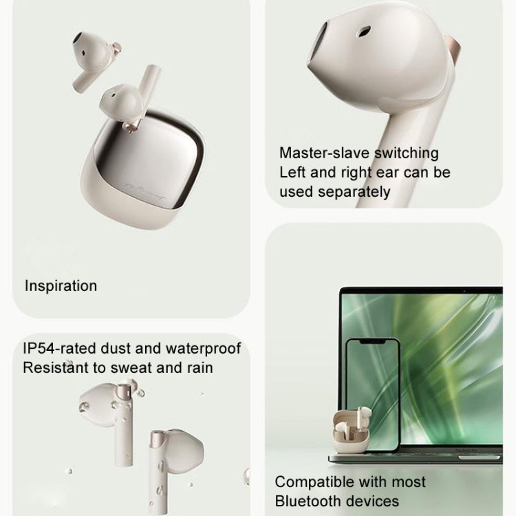 Edifier Huazai Zero X Wireless Noise Reduction Sports Bluetooth Earphones Standard(White)