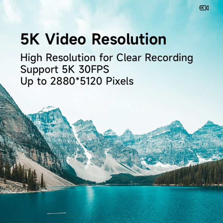 HDV-255K 5K/30FPS 16X Zoom Outdoor Sports HD Electronic Anti-Shake Digital Camera(EU Plug) - Video Cameras by PMC TechLife | Online Shopping South Africa | PMC TechLife | Buy Now Pay Later Mobicred