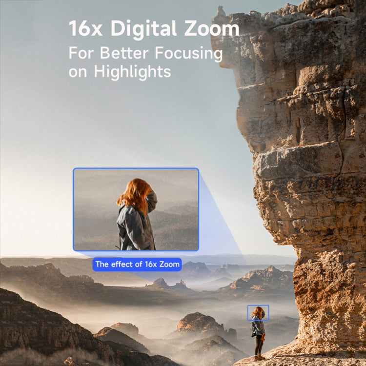 HDV-255K 5K/30FPS 16X Zoom Outdoor Sports HD Electronic Anti-Shake Digital Camera(UK Plug)