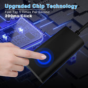 Virtual Mouse Prevents Computer Hibernation Fully Automatic Mouse Movement Paths(Long Strip Black)
