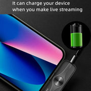 3.5mm Receiver Wireless Lavalier Microphone 9-inch Fill Light Tripod Set for Live Photography, Spec: Double Mic