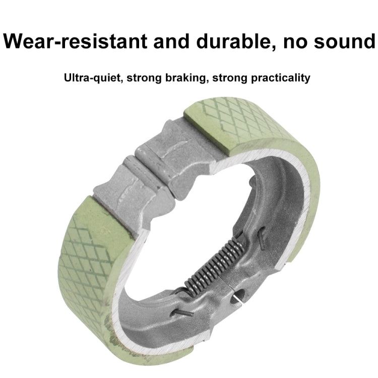 For Ninebot MAX G30 Electric Scooter Drum Brake Metal Brake Pads Rear Wheel Drum Brake(Green)