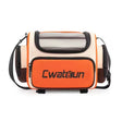 Cwatcun D121 Shoulder Crossbody Camera Bag Colorful Large Capacity Waterproof Digital Photography Bag, Color: Small Orange Red - free shipping - PMC TechLife - Order now!