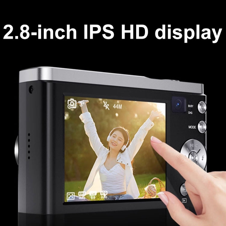 DC305X 5K/30FPS 2.8-Inch HD Shooting 5X Optical Zoom Anti-Shake Digital Camera, Color: White EU Plug