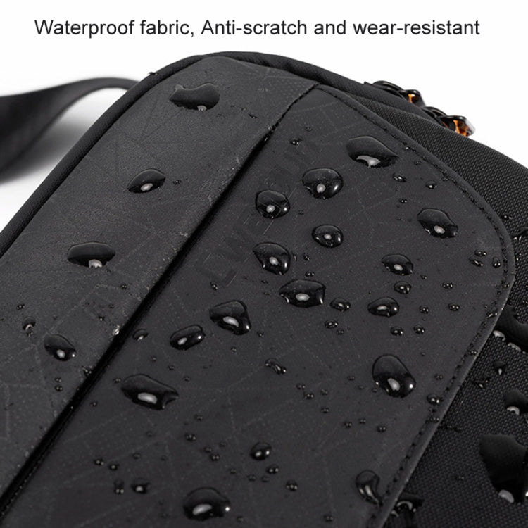 Cwatcun D133 Camera Chest Bag Multi-functional Handheld Slanting Cross Shoulder Camera Casual Bag, Color: Small Black