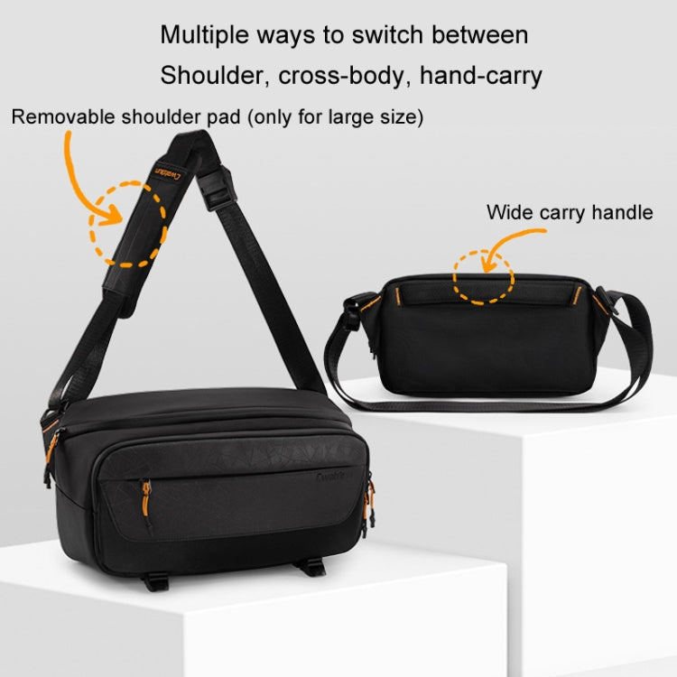 Cwatcun D133 Camera Chest Bag Multi-functional Handheld Slanting Cross Shoulder Camera Casual Bag, Color: Medium Black - free shipping - PMC TechLife - Order now!