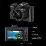 DC-201S 5K/30FPS 3.5-Inch 16X Six-Axis Anti-Shake HD Digital Camera With UV Lens(US Plug)
