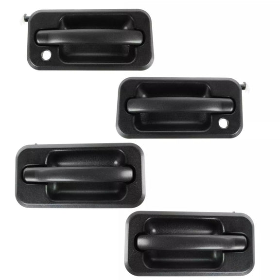 For Hummer H2 Door Handle Modification Accessories, Model: Rear Left+Right