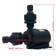 8m Lift Stainless Steel Shaft Core Brushless Motor Booster Pump, Specifications: DC12V(Bare Wire)
