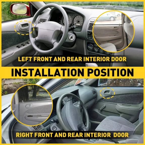 For Toyota Corolla Door Inner Handle Modification Accessories, Specifications: RH+LH
