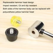 40mm No Bounce Mounting Hammer Handmade DIY Double Face Tap Rubber Hammer