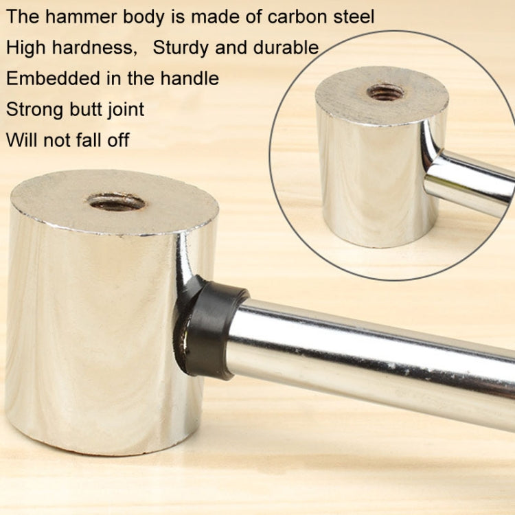 25mm No Bounce Mounting Hammer Handmade DIY Double Face Tap Rubber Hammer - Hammer by PMC TechLife | Online Shopping South Africa | PMC TechLife | Buy Now Pay Later Mobicred