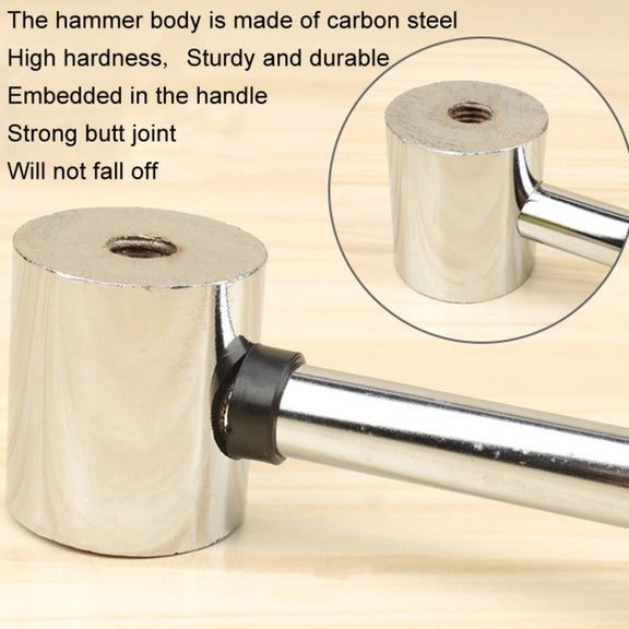 40mm No Bounce Mounting Hammer Handmade DIY Double Face Tap Rubber Hammer