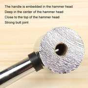 35mm No Bounce Mounting Hammer Handmade DIY Double Face Tap Rubber Hammer