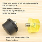 40mm No Bounce Mounting Hammer Handmade DIY Double Face Tap Rubber Hammer