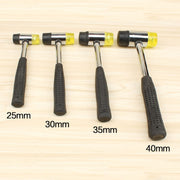 40mm No Bounce Mounting Hammer Handmade DIY Double Face Tap Rubber Hammer
