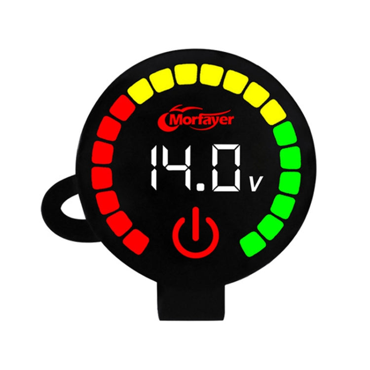 Morfayer Motorcycle Dual Display Intelligent Alarm Power Meter, Model: Voltmeter(Random Color Delivery) - Electrical Instruments by PMC TechLife | Online Shopping South Africa | PMC TechLife | Buy Now Pay Later Mobicred