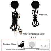 Morfayer Motorcycle Dual Display Intelligent Alarm Power Meter, Model: Voltmeter(Random Color Delivery)