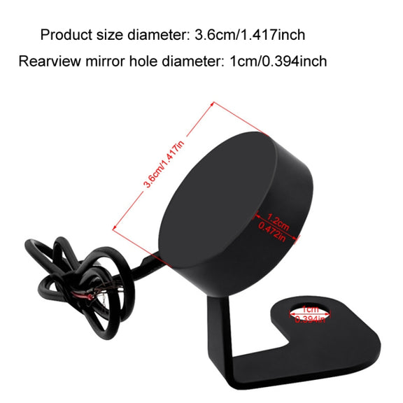 Morfayer Motorcycle Dual Display Intelligent Alarm Power Meter, Model: Voltmeter(Random Color Delivery)
