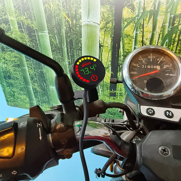 Morfayer Motorcycle Dual Display Intelligent Alarm Power Meter, Model: Voltmeter(Random Color Delivery)