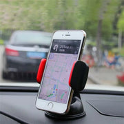 Navigation Car Holder Dashboard Desktop Suction Cup Mobile Phone Holder(All Black)