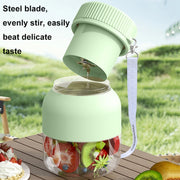 800ml Multifunctional Wireless Portable Juicer Large-capacity Outdoor Juicer(Pink)