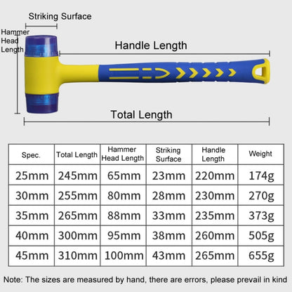 35mm Removable Floor Tile Installation Soft Hammer Door Window Hammer - free shipping - PMC Jewellery - Order now!