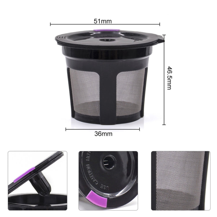 For Keurig Coffee Maker Reusable Mesh Coffee Filter(Purple) - Coffee Tools by PMC TechLife | Online Shopping South Africa | PMC TechLife | Buy Now Pay Later Mobicred