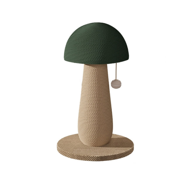 Vertical Sisal Cat Scratching Post Wear-Resistant Cat Interactive Toy, Style: Small Mushroom