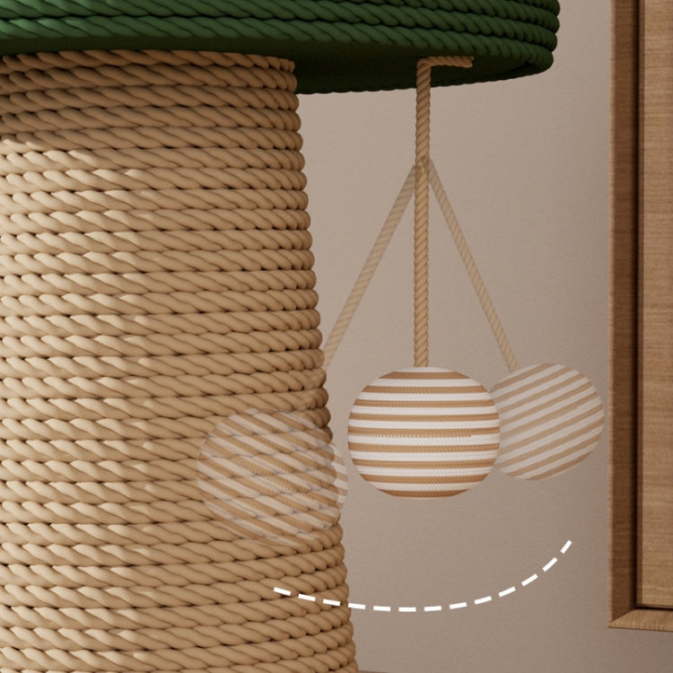 Vertical Sisal Cat Scratching Post Wear-Resistant Cat Interactive Toy, Style: Small Mushroom
