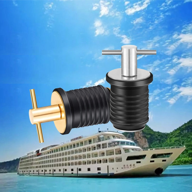 Marine Motorboat Deck Cross Drain Plug Screw, Size: Stainless Steel For 25mm - Marine Accessories & Parts by PMC Jewellery | Online Shopping South Africa | PMC Jewellery | Buy Now Pay Later Mobicred