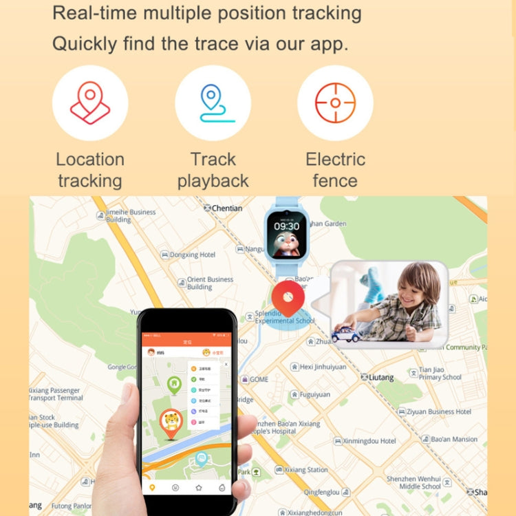 K26H  4G Kids Phone Watch With 1.83-inch Touch Screen Front Camera SOS GPS Location(Black) - Smart Watches by PMC TechLife | Online Shopping South Africa | PMC TechLife | Buy Now Pay Later Mobicred