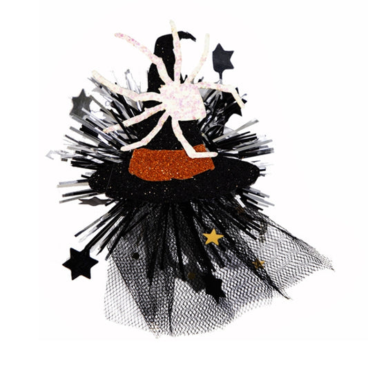 Halloween Hair Clips Hair Accessories Kids Party Dress Up Jewelry, Style: Spider Witch Hat - free shipping - PMC Jewellery - Order now!
