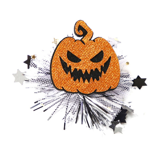 Halloween Hair Clips Hair Accessories Kids Party Dress Up Jewelry, Style: Yellow Pumpkin Demon - free shipping - PMC Jewellery - Order now!