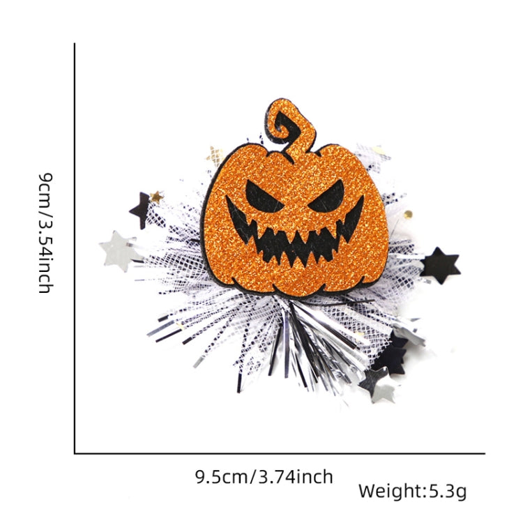 Halloween Hair Clips Hair Accessories Kids Party Dress Up Jewelry, Style: Yellow Pumpkin Demon - free shipping - PMc TechLife - Order now!