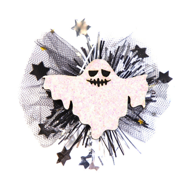 Halloween Hair Clips Hair Accessories Kids Party Dress Up Jewelry, Style: Ghost Open