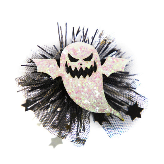 Halloween Hair Clips Hair Accessories Kids Party Dress Up Jewelry, Style: Ghost Scare