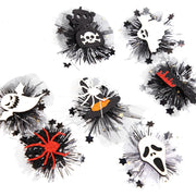 Halloween Hair Clips Hair Accessories Kids Party Dress Up Jewelry, Style: Ghost Open
