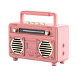 BT21 Retro USB Flash Drive FM Radio Wireless Bluetooth Speaker, Color: Pink - Desktop Speaker by PMC TechLife | Online Shopping South Africa | PMC TechLife | Buy Now Pay Later Mobicred
