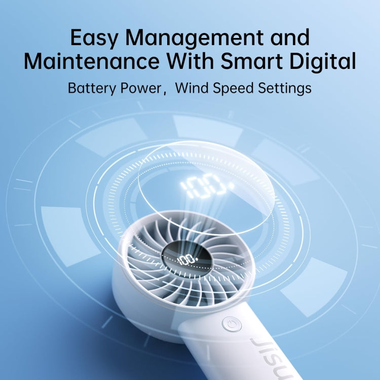 JisuLife Life4 Handheld Portable Small Rechargeable Fan, Battery Capacity: 3600mAh Black - free shipping - PMC Jewellery - Order now!