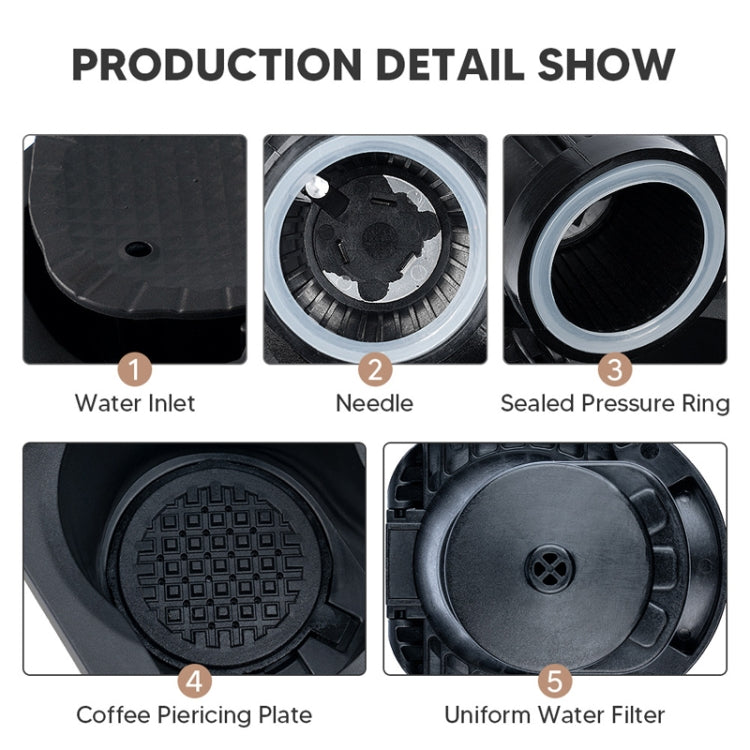Compatible With Dolce Gusto Coffee Machine To Nespresso iCafilas Capsule Adapter Conversion Tray, Style: Star - Coffee Tools by PMC Jewellery | Online Shopping South Africa | PMC Jewellery | Buy Now Pay Later Mobicred