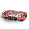 1800W Electric Grill Home BBQ Grill, UK Plug(Red) - free shipping - PMC TechLife - Order now!