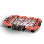 1800W Electric Grill Home BBQ Grill, UK Plug(Red)