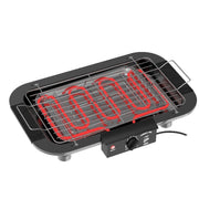 1800W Electric Grill Home BBQ Grill, UK Plug(Black)
